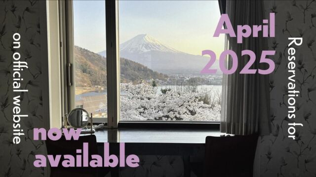 Reservations for April 2025 are now being accepted.
From early to mid April, You can enjoy the collaboration of Mt. Fuji and cherry blossoms.
The cherry blossom festival will be held by the lake and very lively, so please rent an electric bicycle from Mizno hotel and visit there.
Early reservation is recommended as it is a very popular season.
You can make reservations through the official website!

2025年4月の予約受付を開始しました。
上旬から下旬にかけて、富士山と桜のコラボレーションを楽しめます。
湖畔では桜祭りも開催し、とても賑やかなので、Mizno hotelの電動自転車をレンタルして是非訪れてみてください。
とても人気の季節なので早めの予約をおすすめします。
公式ホームページから予約できますよ！

#miznohotel #mizunohotel #fujisan #mtfuji #kawaguchiko #amazingview #skybar #japantravels #livecamera #nicehotel #湖のホテル #富士山 #河口湖 #山梨