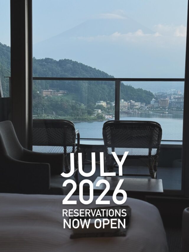 🍸🌙【2026年7月分のご予約受付スタート】🌙🍸

夏の光が湖面にきらめく、7月の河口湖。
日中は爽やかな湖風、夕方はゆっくりと色づく空。
富士と湖を眺めながら過ごす時間が、いちばん贅沢になる季節です。

屋上のスカイバー 「moondance」 も、夜風が心地よい季節に。
グラス片手に、空と湖のあいだで過ごす夜をぜひ。

本日より、7月分のご予約受付を開始いたしました。
📅ご予約は公式サイトより
🔗プロフィールのリンクからどうぞ。

⸻

🍸🌙 July 2026 Reservations Now Open 🌙🍸

July at Lake Kawaguchi is where summer truly shines—
sunlight on the lake, gentle breezes, and slow, glowing evenings.

Our rooftop sky bar “moondance” is made for nights like these—
when the air feels just right.
Sip, unwind, and let the view set the mood.

Reservations for July 2026 are now open.
📅 Book via our official website
🔗 Link in profile

#miznohotel #mizunohotel #fujisan #mtfuji #kawaguchiko amazingview skybar japantravels livecamera nicehotel 湖のホテル 富士山 河口湖 山梨