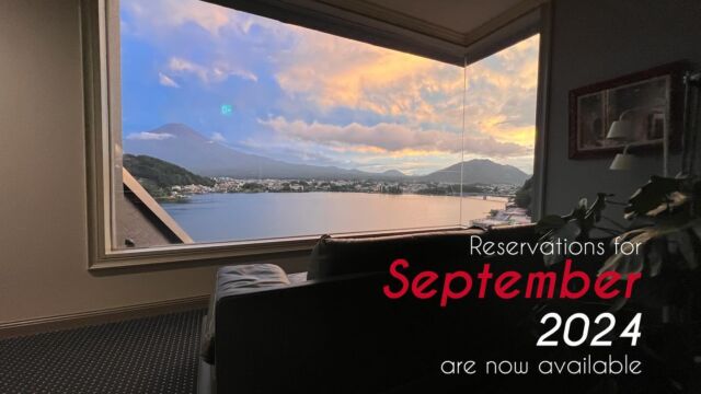Reservations for September 2024 are now being accepted.
In September, the weather gradually cools down and the days become more comfortable.
You can enjoy a luxurious time at the SkyBar while watching the ever-changing face of Mt Fuji.
Reservations can be made through our official website for the best rates!

9月分の予約受付を開始しました。
9月になると、少しずつ涼しくなり、日中も過ごしやすい日が増えてきます。
刻一刻と変わる富士山の表情を眺めながら、スカイバーで贅沢な時間をお過ごしいただけます。
ご予約は一番お得な公式ウェブサイトから！

#miznohotel #mizunohotel #fujisan #mtfuji #kawaguchiko #amazingview #skybar #japantravels #livecamera #nicehotel #湖のホテル #富士山 #河口湖 #山梨